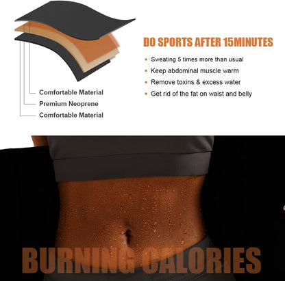 Waist Trainer for Women, Latex Waist Cincher Corset with Zipper, Tummy Control Shapewear Belt for Workout, Red, M